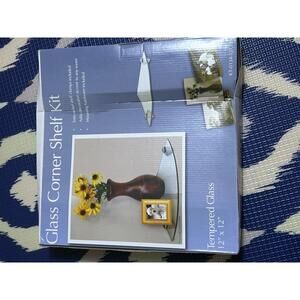 Tempered Glass Corner Shelf Kit 12x12” -by Loving Kindness Everyday